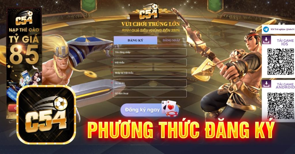 Hướng Dẫn Đăng Ký C54 Bước Đầu Tiên Trong Quá Trình Đăng Ký